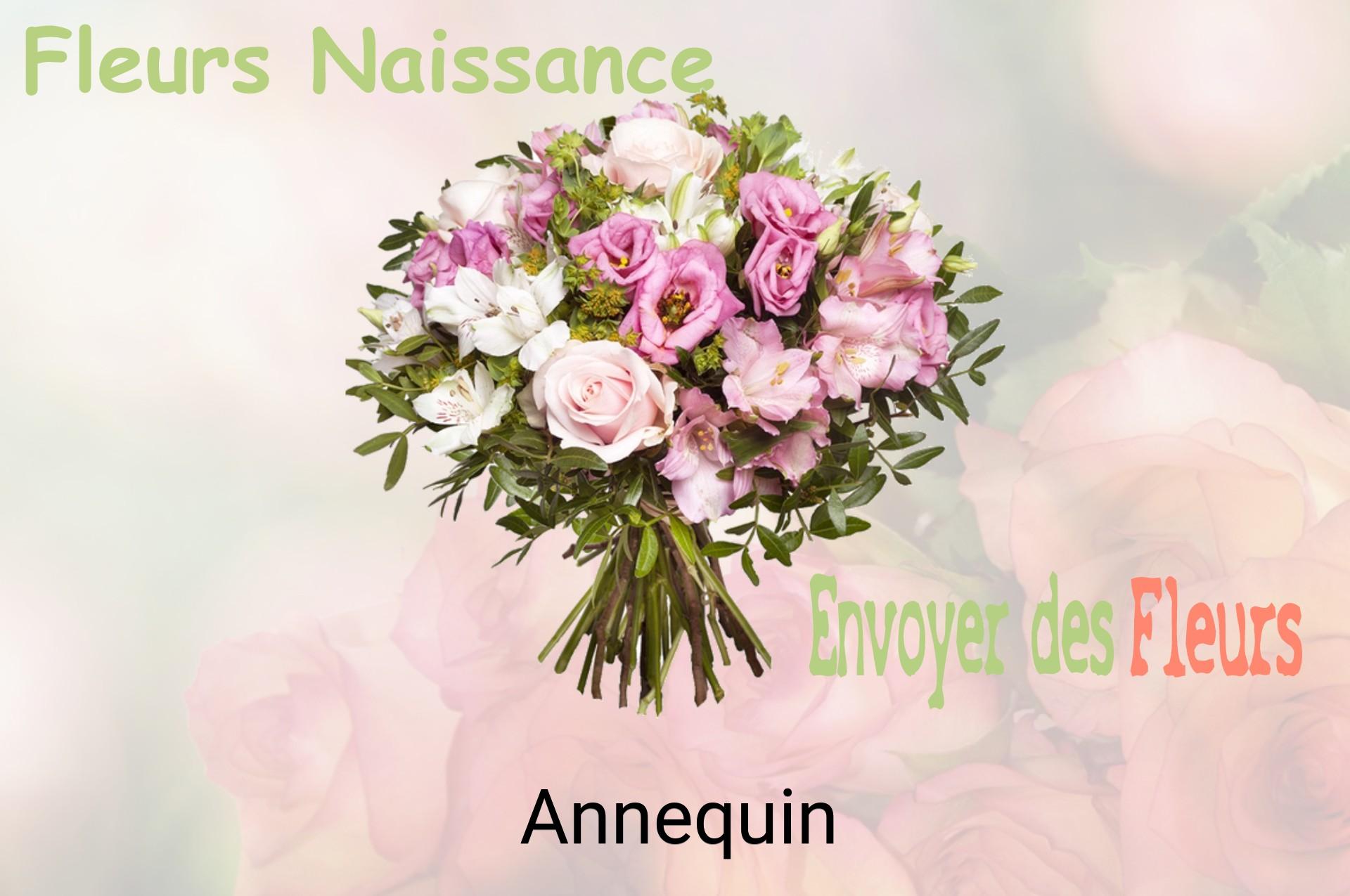 Bouquet de fleurs de naissance livré à Annequin